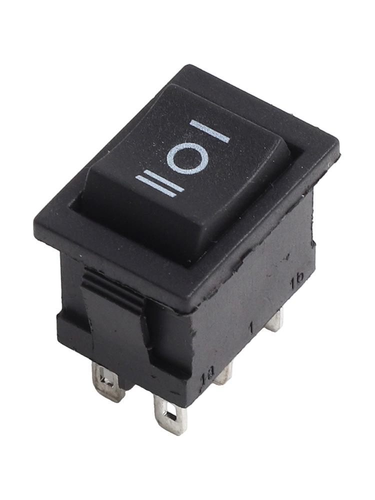 Effizient gestalteter KCD1 schwarzer Wippschalter geeignet für Bedienfelder