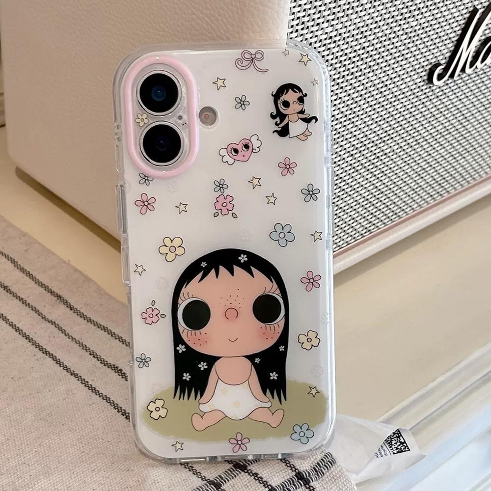 

Kawaii Big-Eyed Girl Phone Case For Samsung Galaxy S26 S25 S24 S23 S22 S21 S20 Note20 Note10 Edge Plus Ultra Lite 5G Clear Cover Samsung S26 5G