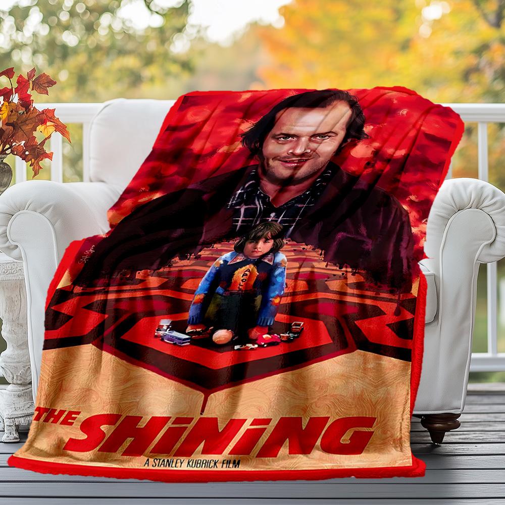 1pc The Shining Stanley KubrickOutdoor Flannel Blanket Soft Plush Decor for Picnics, camping,Bedroom, Playroom, or Lunch Breakn1232A