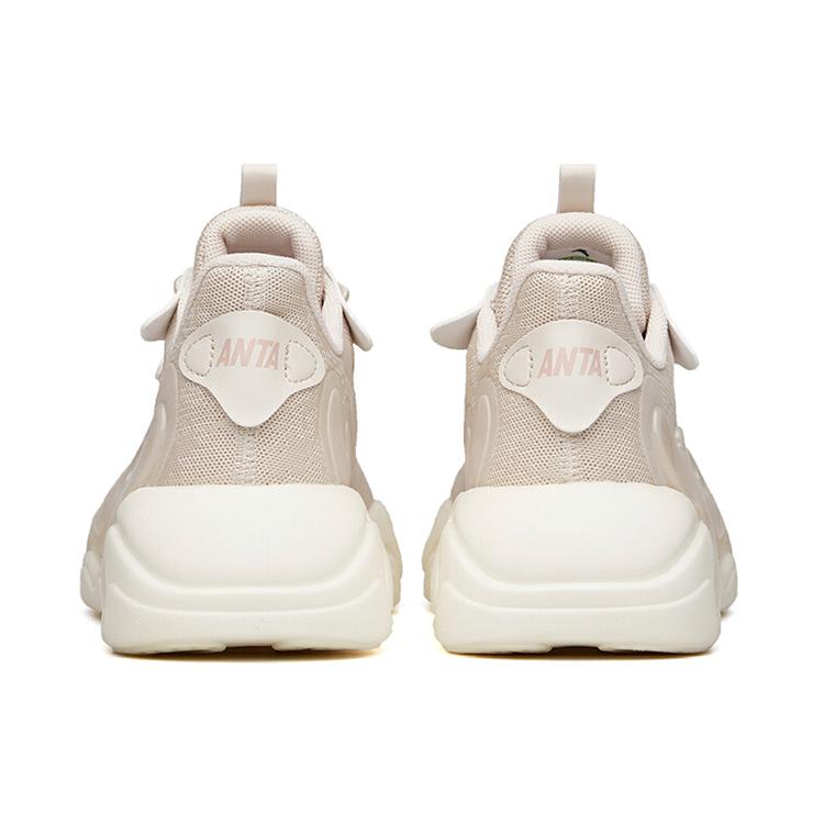 Anta Chao Worship 2.0 Breathable Cushioning Low top Chunky Sneakers Women's Mud Gray 122138840-3