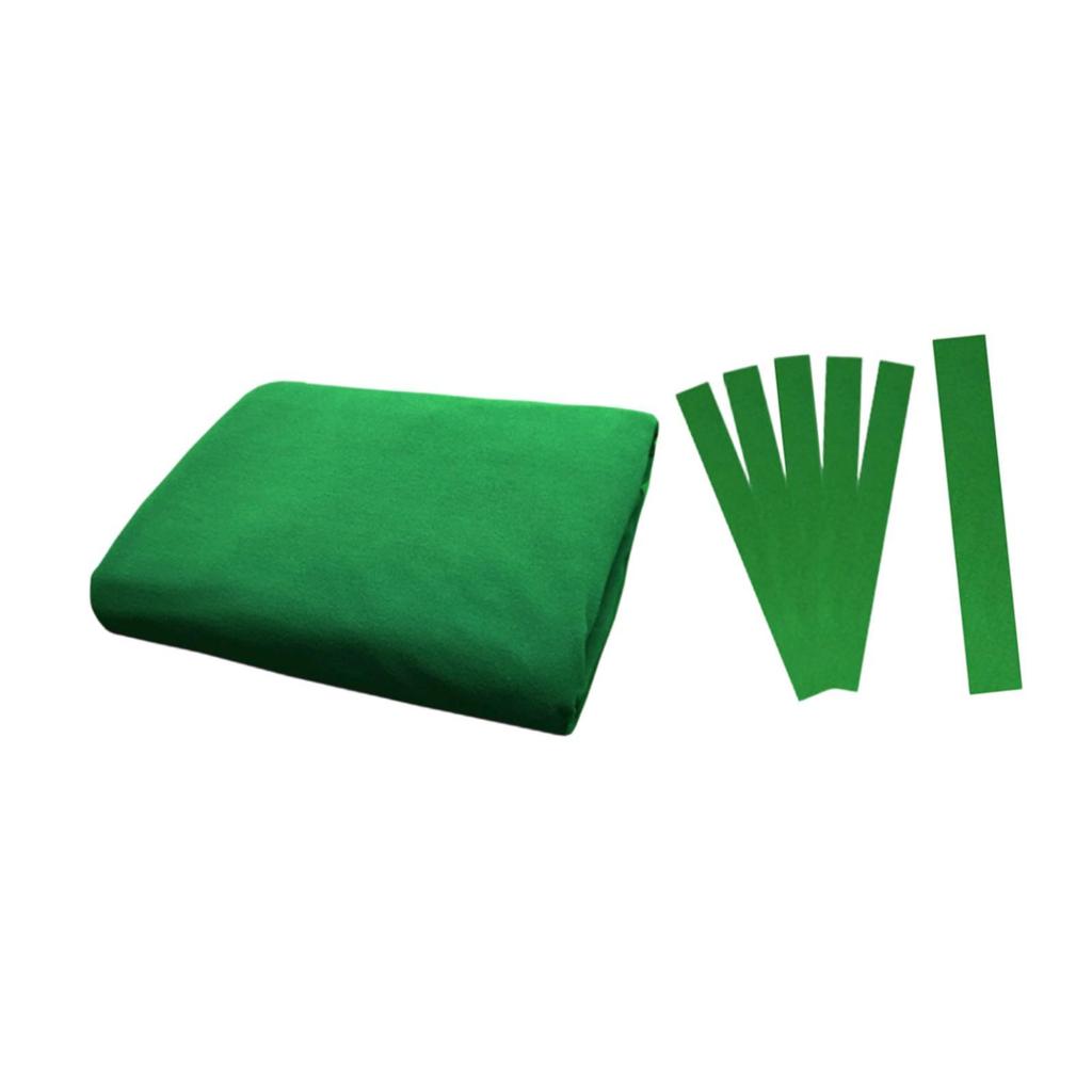 Billiard Cloth Snooker Accessory Anti Slip Premium Pool Table 2.2m 6 Strips