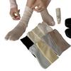 Thin Solid Mulberry Silk Two-finger Toe Seamless Crew Socks Children's Mid-tube Anti-friction Antibacterial Sweat-absorbing