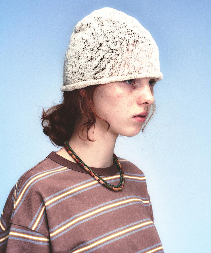 MAINBOOTH Button Turban Beanie(Ivory)