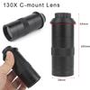 48MP 4k HDMI VGA Industrial Digital Video Microscope Camera, Monocular 130X Zoom C Mounting Lens For Repair Welding