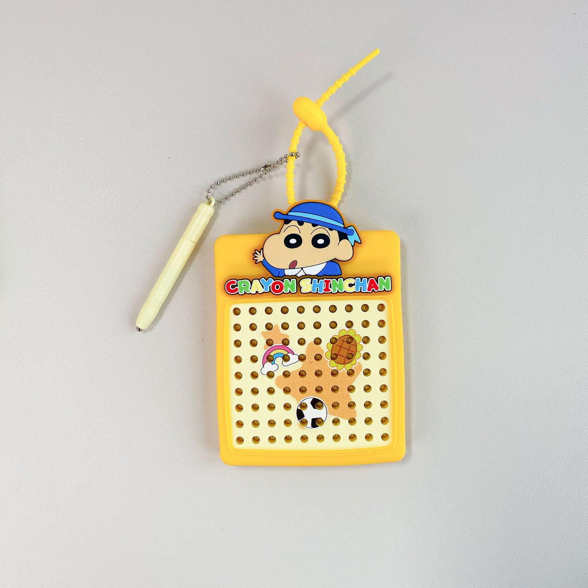 Medium Magnetic Steel Ball Drawing Board Keychain Bag Pendant Fun Decompression Handheld Small Toy