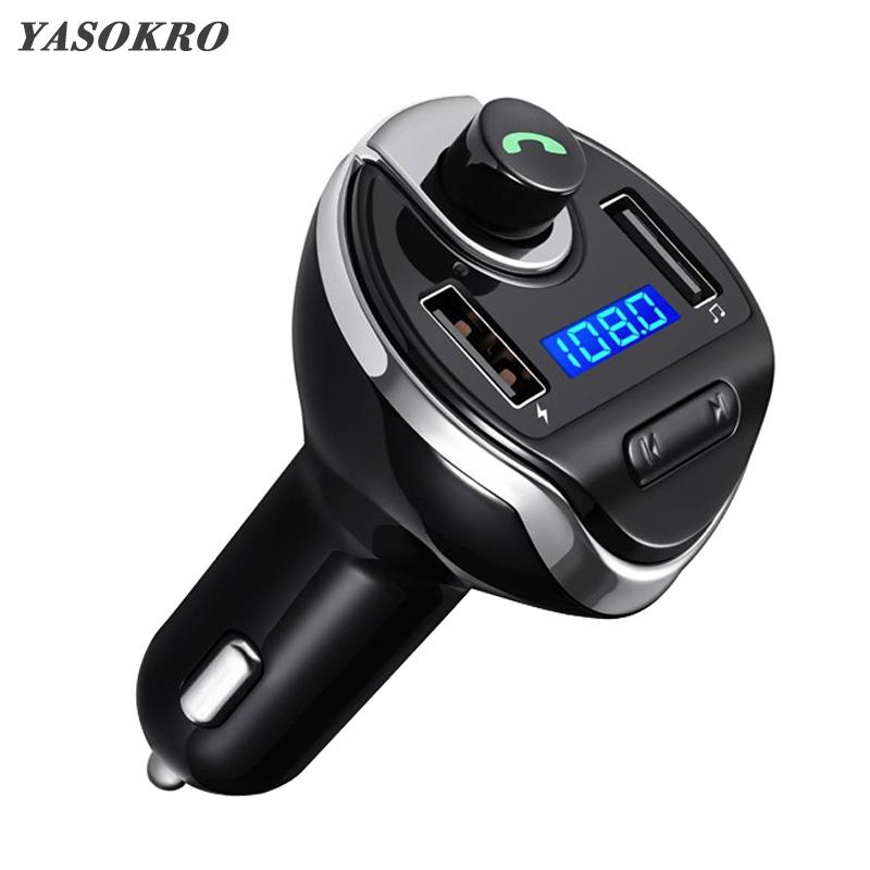 Dual USB Car Charger Support TF Card 