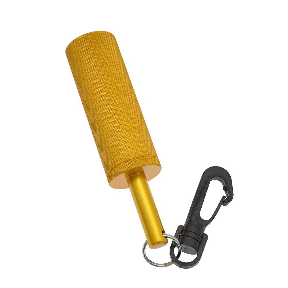 

with Clip Scuba Rattle Stick Aluminum Alloy Scuba Noise Maker Underwater Shaker for Diving Scuba золотий