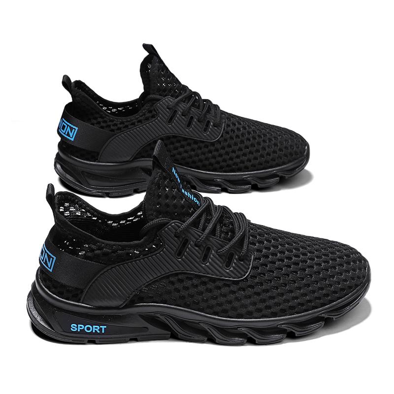 

2024 Горячая Распродажа Спортивная обувь Мужская обувь для бега Уличная летняя обувь Кроссовки Мужская обувь для ходьбы Дышащая мужская обувь Zapatillas Hombre 40 чёрный