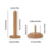 Detachable Base Wooden Yarn Holder Manual Dispenser Rotating Rack  Crochet Tool