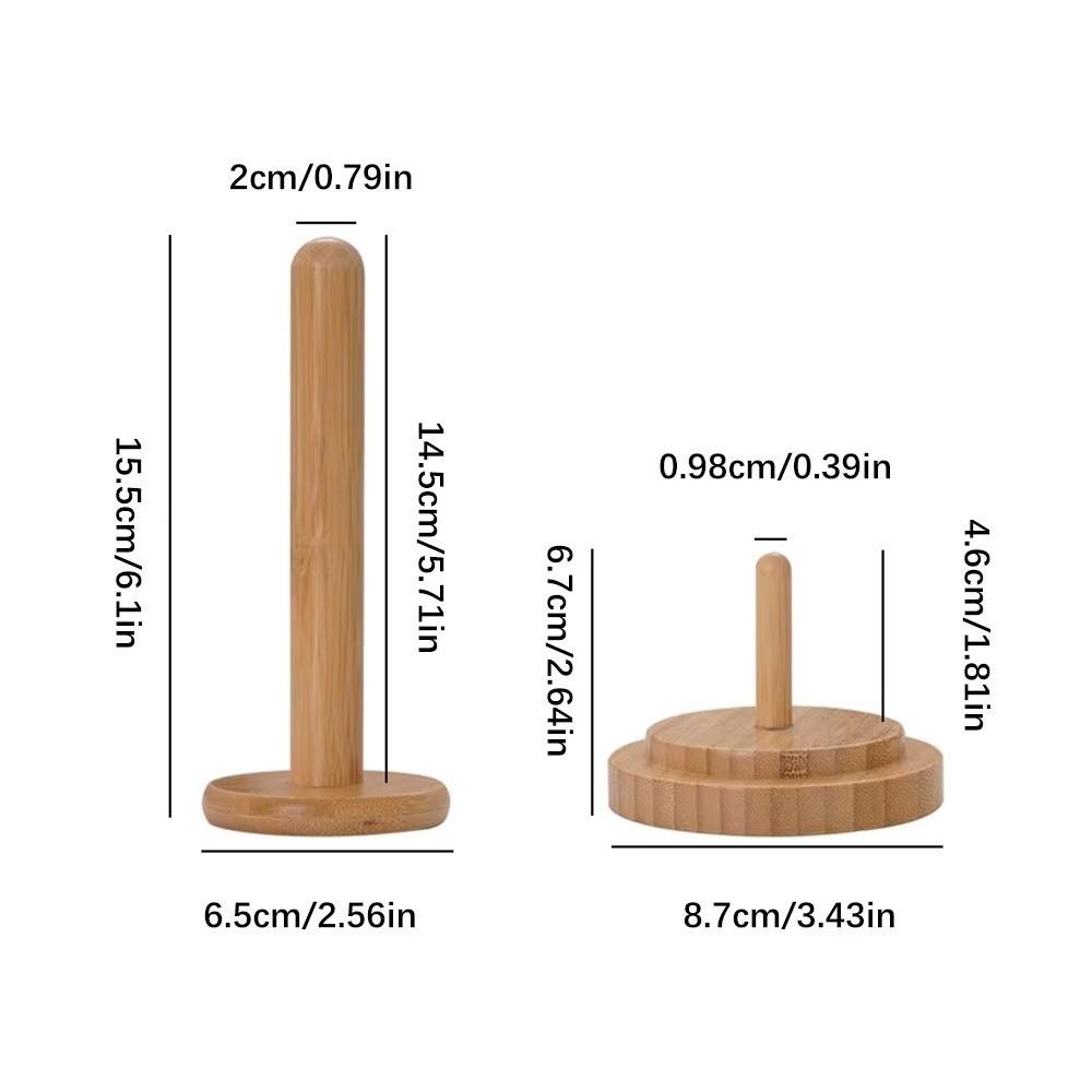 Detachable Base Wooden Yarn Holder Manual Dispenser Rotating Rack  Crochet Tool