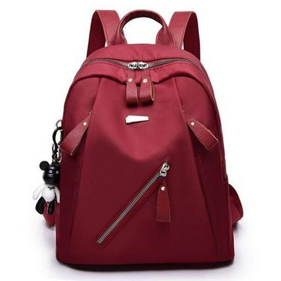 Women's Trendy Oxford Cloth Backpack: Simple, Versatile, Casual - Perfect for Middle School Students