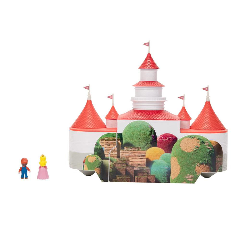 San-ei Boeki The Super Mario Bros. Movie DX Playset Peach's Castle W24.5×D9.5×H20.8cm Miscellaneous Goods TSM-13