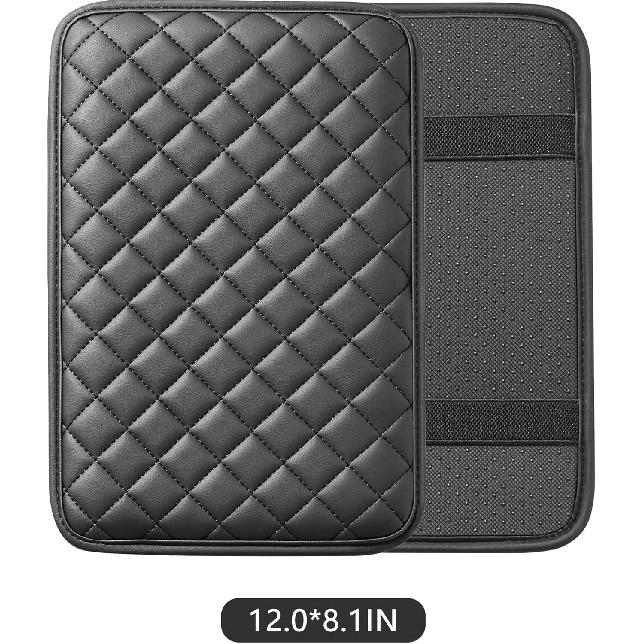 Car Armrest Covers, Vehicle Center Console Cover, Middle Storage Organizer Pads, Dog & Cat Paws Protetor, Nappa Leather, Waterproof, Anti-Slip, Auto