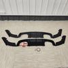 Car Rear Bumper Splitter Lip Diffuser V Style For BMW 2 Series F87 M2 M2C Coupe Competition 2016-2022 ABS Black Bodykits Tuning