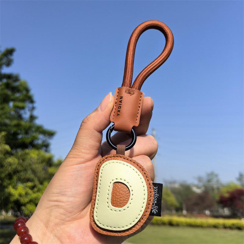 1PC Anniversary Gifts Lucky Letters Creative Alphabet Keychain Minimalist Wedding Favors Trendy For Couples Engraved 18CM
