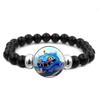 K-Pop Demon Hunters Handmade Glass Bead Bracelet Huntr-X Rumi Zoey Mira Bangles Unisex Jewelry Accessories Fans Gift