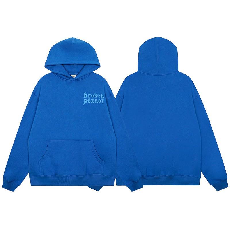 Broken Planet Oversized Hoodie Jogger Set Mens Streetwear Cotton Fleece Letter Puff Print Loose Fit Winter