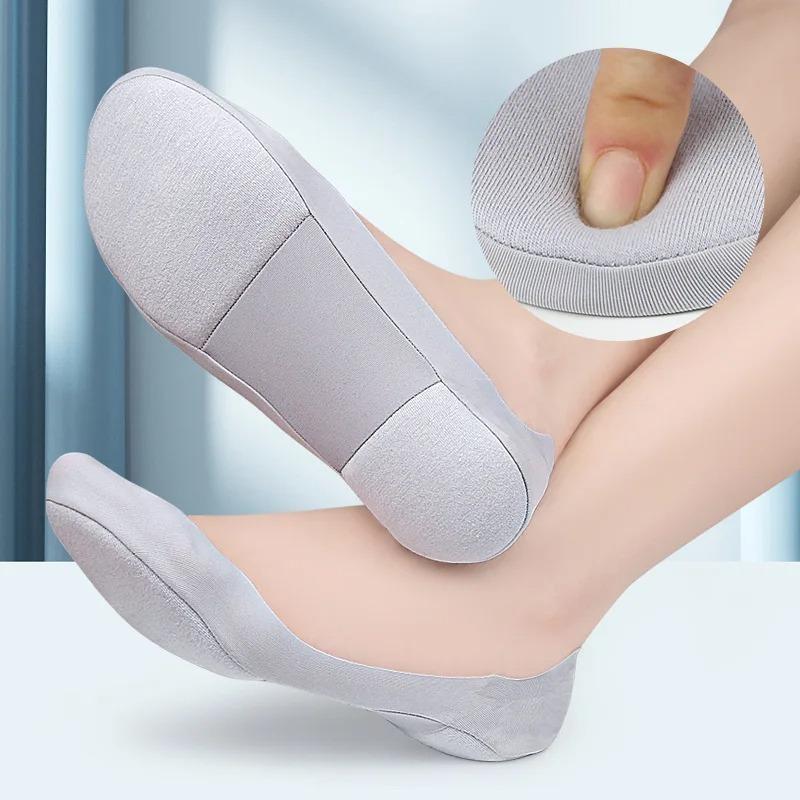 New Socks Non-slip Low-top Sock Shoe Pad Insoles for Feet Arch Women's Invisible Boat Socks Plantar Fasciitis Shoes Insole