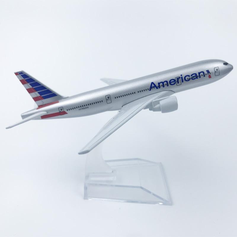 

16cm Alloy Aircraft Model America 777 Collectible With Landing Gear Children s Toy Gift