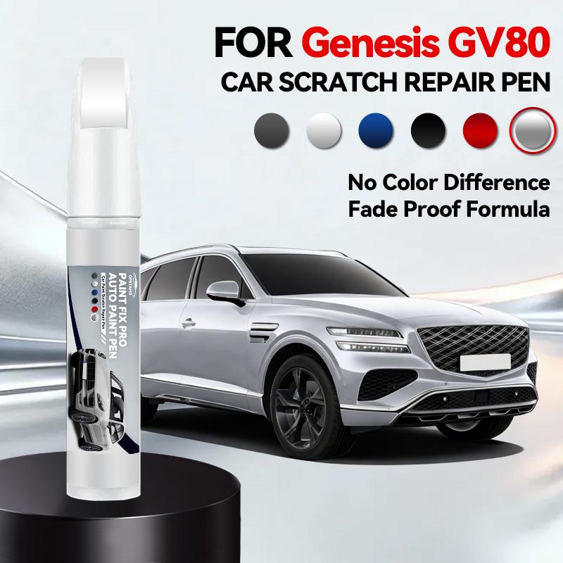 

OPRTAMG Purpose Vehicle For Genesis GV80 1999-2026 Paint Repair Pen Touch Up Scratch Remover DIY Auto Accessories Black White Br срібний