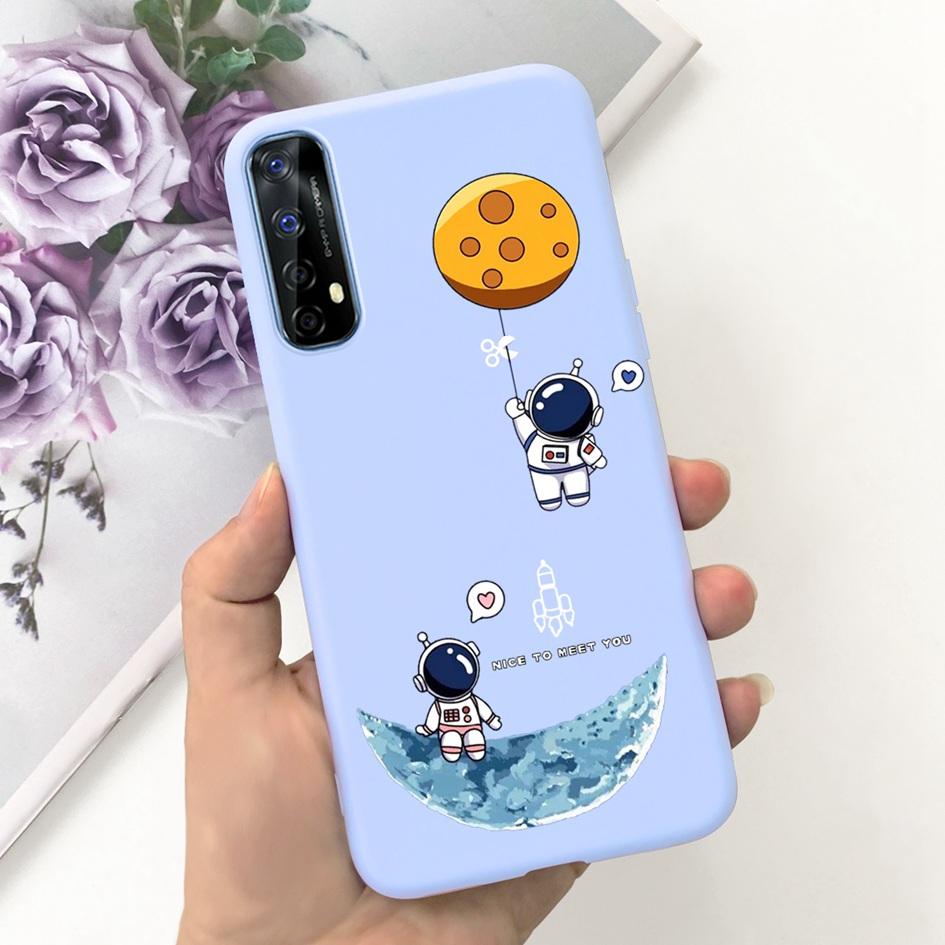 For Realme 7 Case Realme 7 5G Cover Lovely Astronaut Dinosaur Soft Silicone Funda For Realme 7 Pro RMX2170 Realme7 Protect Cover