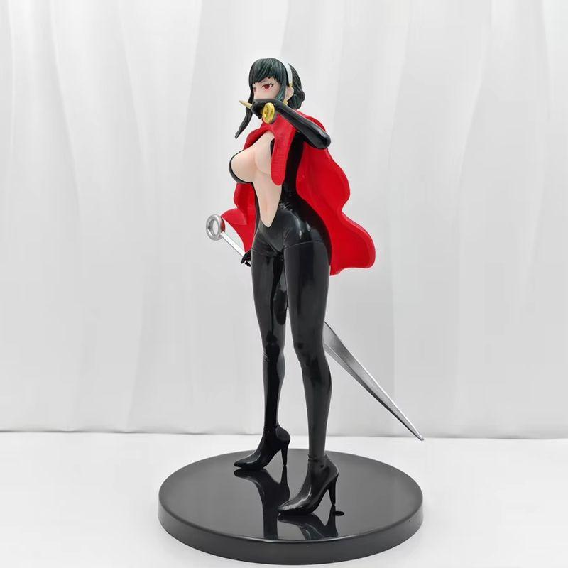 23cm SPY × Family Anime Figure Hollow Knight Hornet Yor Action Hentai Figure Mask Can Be Replaced PVC Collection Model Doll Toys