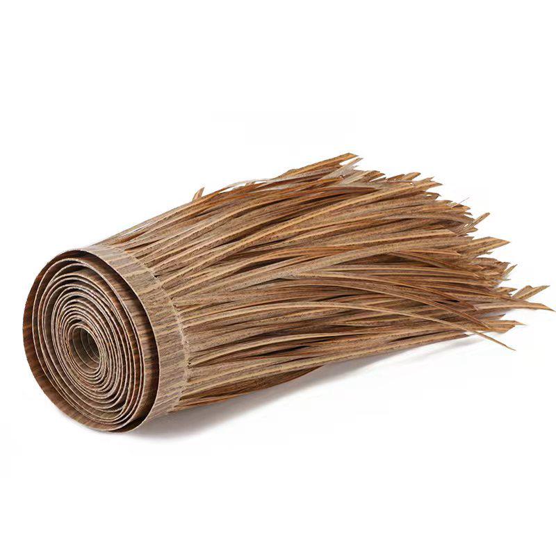Flame Retardant PE Plastic Thatch Roof Decor for Scenic Areas