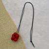 Korean Blogger 2025 Bestseller: Adjustable Black Rope Pendant Necklace - Casual Versatile Fashion Accessory.