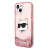 Etui Do iPhone 14 Plus Karl Lagerfeld Glitter Choupette Różowe