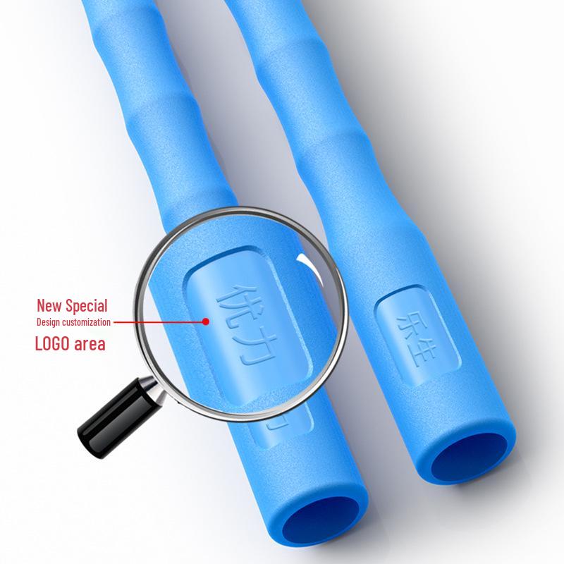 Bamboo Beaded Jump Rope for Adults & Kids - Fitness & School Use
