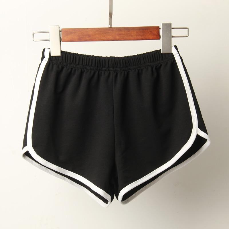 Sportshorts Damen Sommer Lässig Mode Stromlinienförmig Baumwolle Dreiviertelhose Neu Koreanische Version von Strand Hotpants