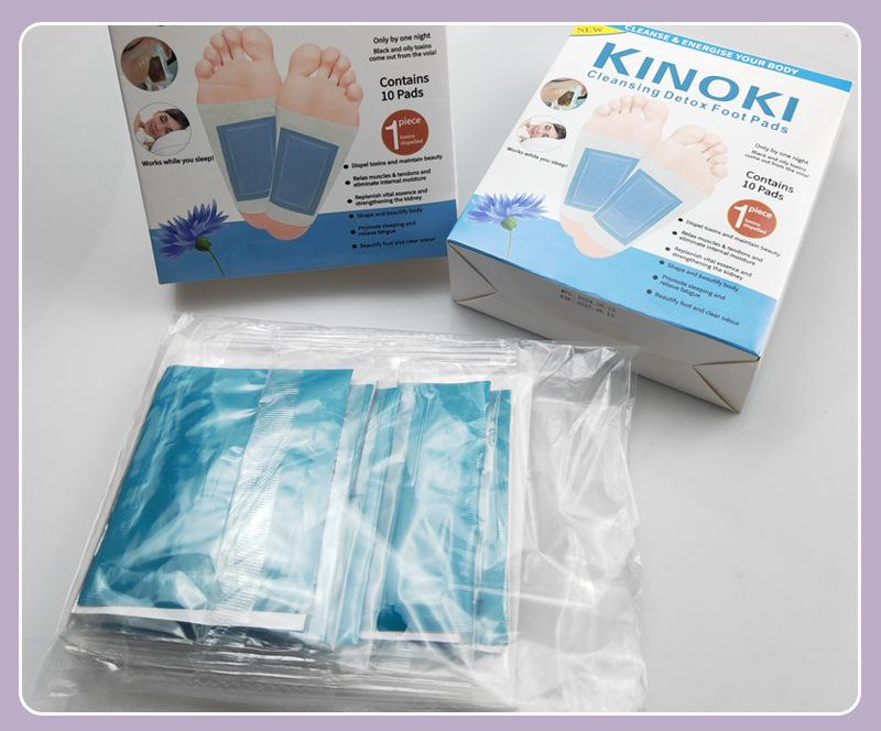 Kinoki Foot Patch with Ginger, Salt, Mugwort & Bamboo Vinegar - Thai & Korean Version