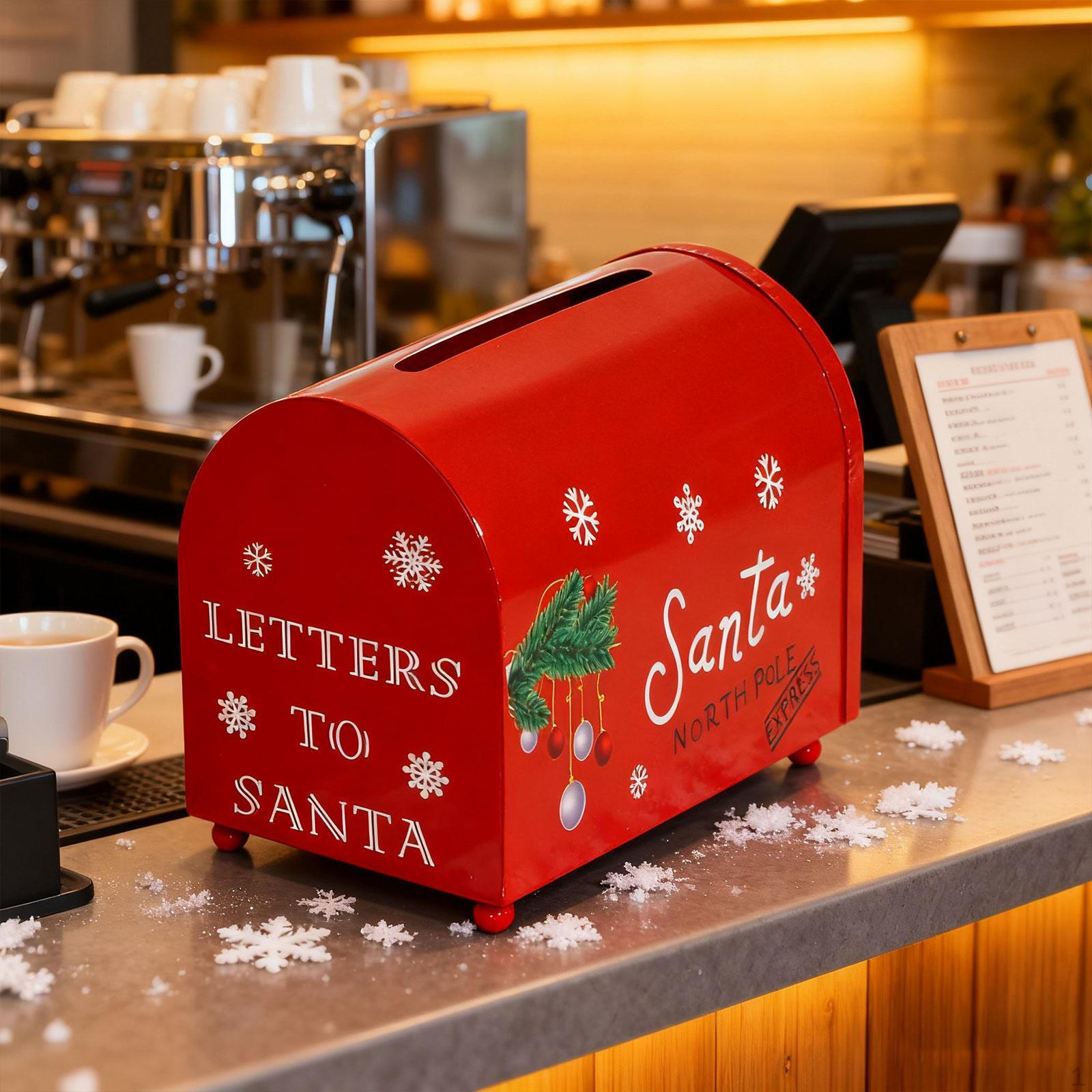 

Christmas Decorative Mailbox Xmas Delivery Express Mail Box Letter