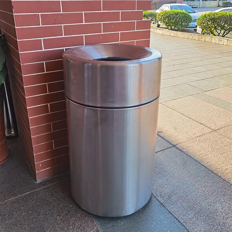 GNF 95L Stainless Steel Open Top Commercial Trash Can