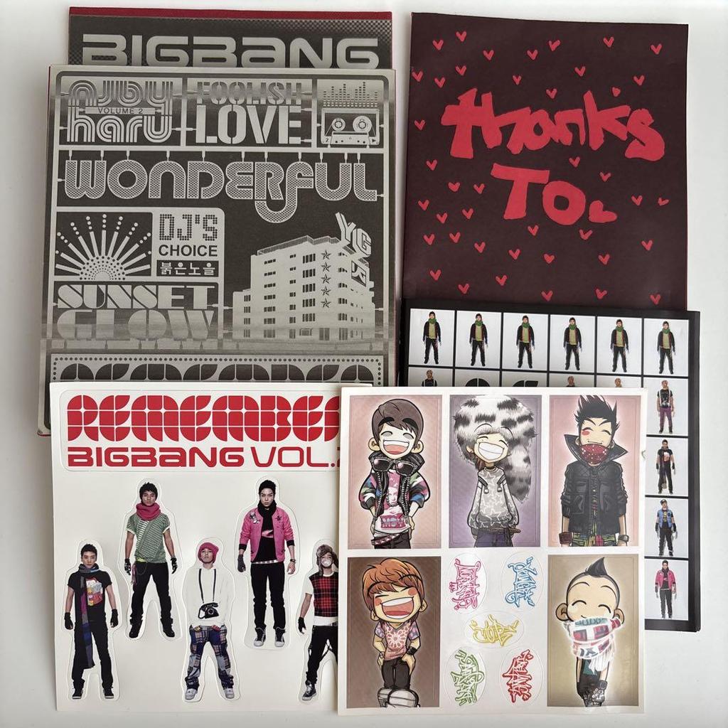 [USED] BIGBANG VOL.2 2nd REMEMBER Korean CD with Bonus Sticker