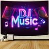 2D Flat 1pc 2D Flat Music Theme Oversized Backdrop Banner Party Banner Backdrop Photo Wall Decor For Live Stream Backdrop Party Decor