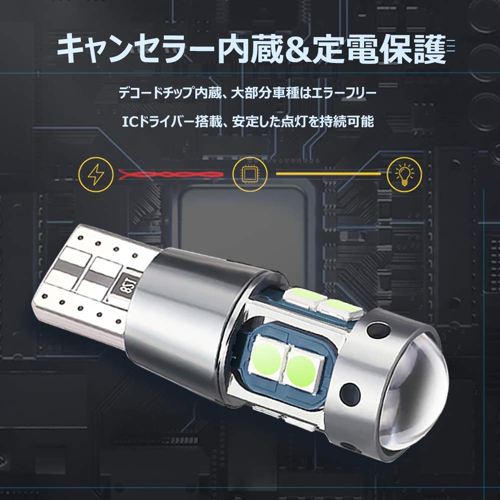 Nanpoku T10 LED Ice Blue Explosive Light 24V Position Lamp Room Lamp with