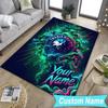 Custom NameTimberwolves Logo Carpet, Indoor Rug, Chair Rug, Living Rooms, Doormat Made From Polyester Home Decor Birthday Christmas Gifts