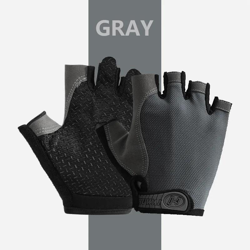 Outdoor Sports Gym Fitness Breathable Non Slip Men's and Women's Half Fingered Gloves Summer Fishing Bicycle Fingerless Gloves