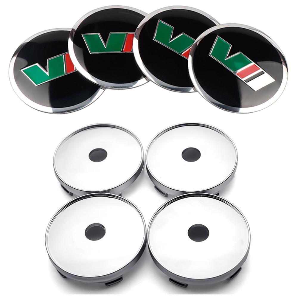 2025 Nové 4ks 56/60mm Krytky Středů Kol Auta Odznáčky Samolepky Náhradní Krytky Nábojů pro Skoda VRS VII Rapid Octavia A7 Yeti Sup