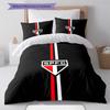 São Paulo Pattern Bedding Set Quilt Cover Pillowcase Home Decor Gift (1 * duvet cover + 2 * pillowcase, without core)