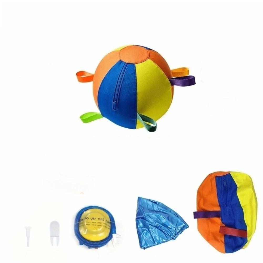 Tear-Resistant Inflatable Herding Ball Colorful Wear Resistant Dog Training Ball Large Heavy-duty Interactive Dog Toy Training (as the picture,45 cm-17.72 in)