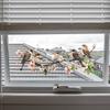 Colorful Flower Branches Bird Glass Windows Home Beautification Decoration Electrostatic Window Stickers Self-adhesive Removable