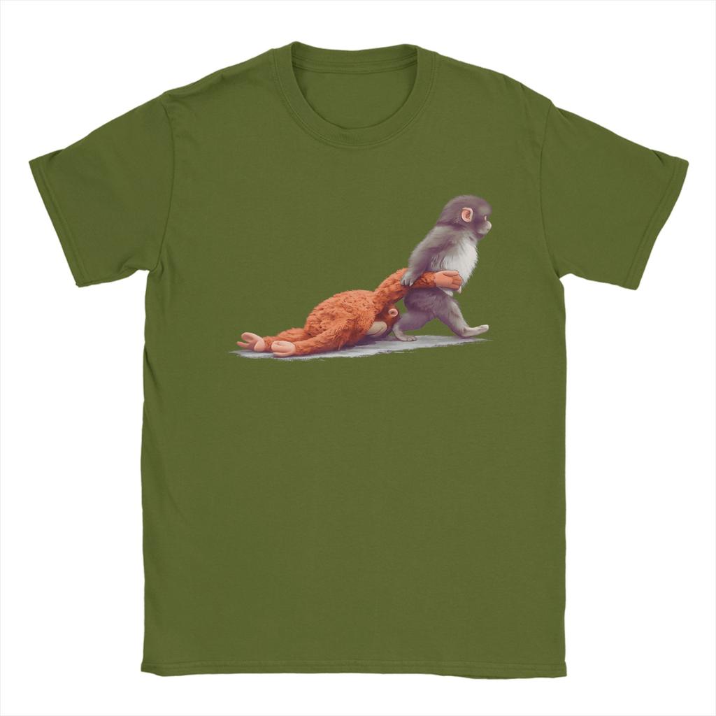 Monkey Punch Baby Graphique Petit Punch T-shirt Plage Coton Pur T-shirts Pour Unisexe Harajuku Manches Courtes Hauts Amusants