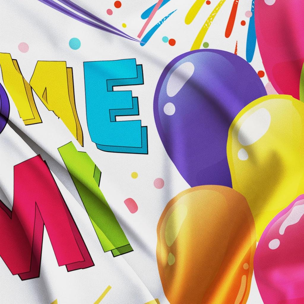 Welcome Home Banner - Welcome Back Decorations - 6 X 1.3ft - We Missed You Banner (White)