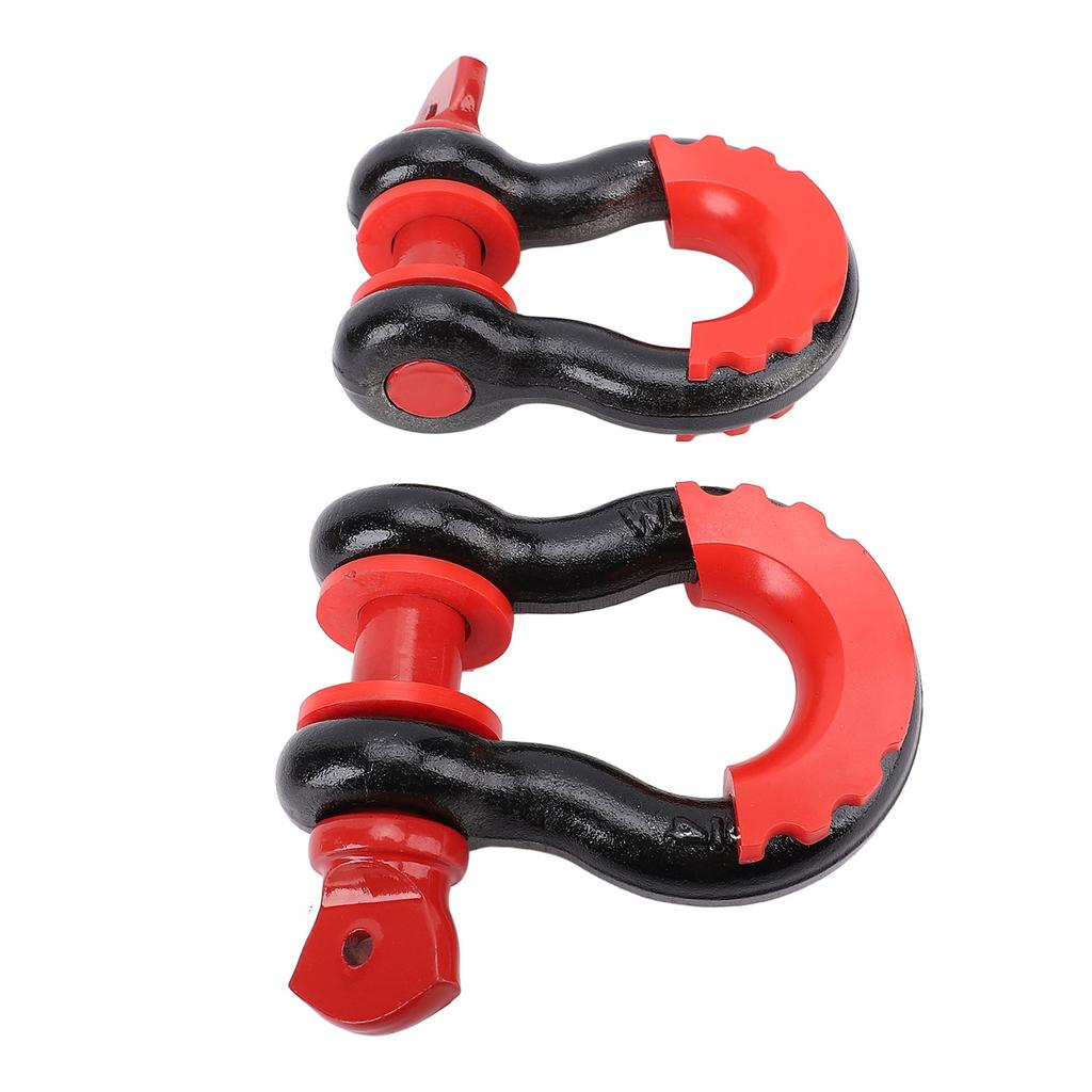 2 buc Inel D Manșon Auto 8800LBS Heavy Duty pentru Chinga de Remorcare Troliu Recuperare Vehicul Offroad Remorcare