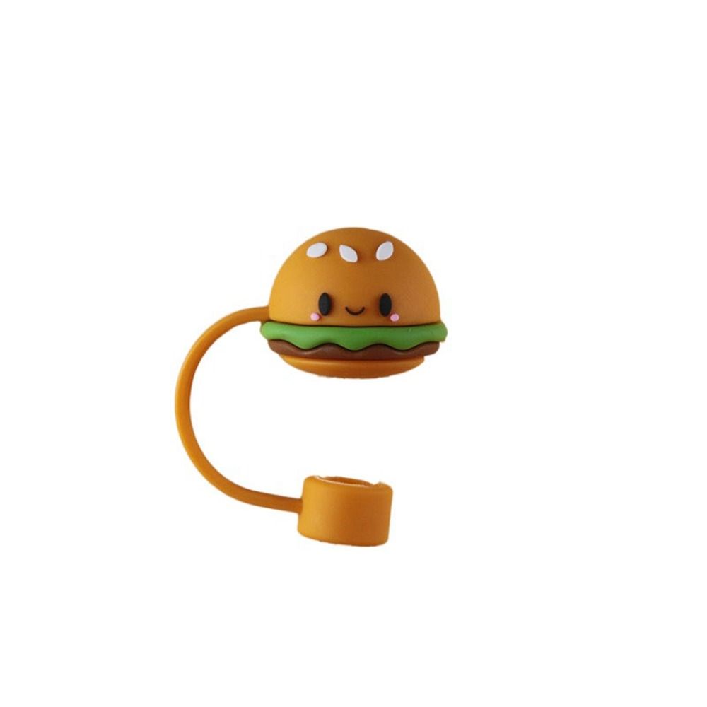 Reusable Silicone Straw Plug Dust-proof Straw Tips Cover Creative Drinking Dust Cap  Water Glass