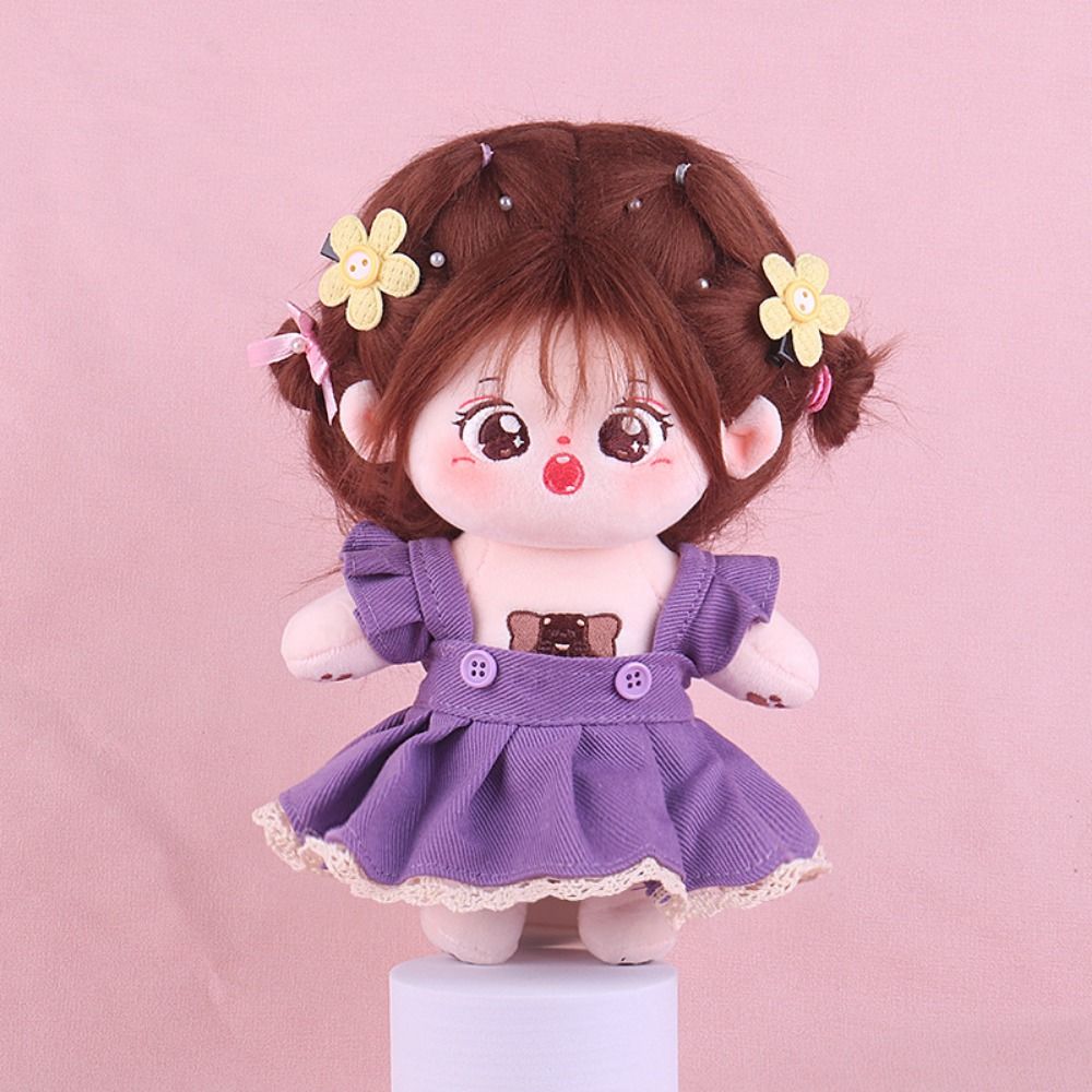 Clothes Cotton Doll Lolita Clothes 20cm Plush Doll Clothes 20 Cm Doll Jk Uniform Clothes  Kids