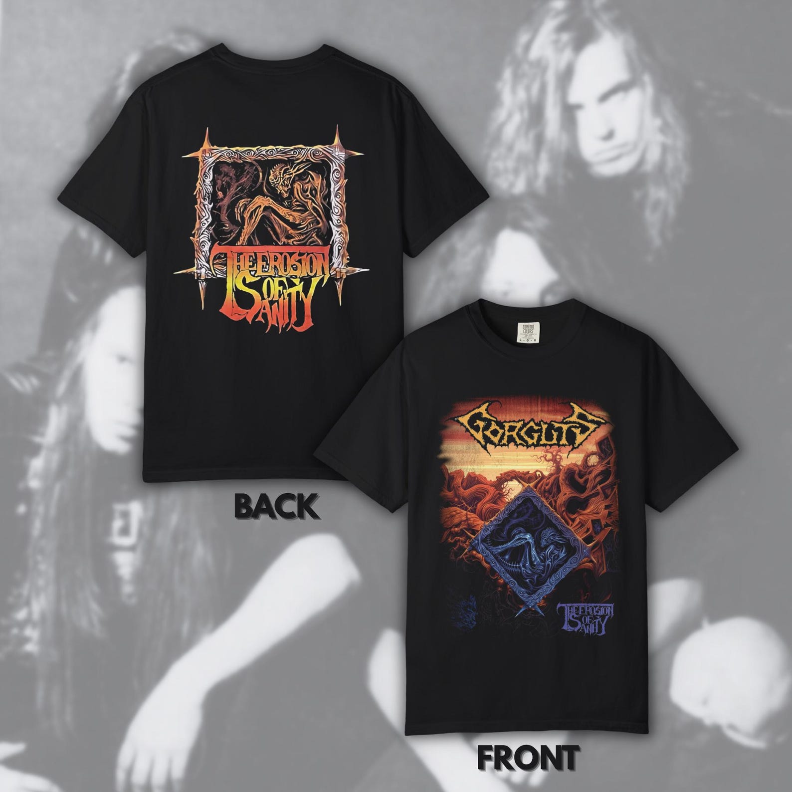 Gorguts - The Erosion Of Sanity | Size- S, M, L, XL, 2-4 XL S