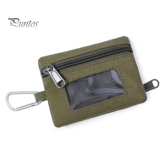 

Маленький подвесной мешочек для хранения монет, застежка-молния, миниатюрный портативный многоцелевой органайзер для хранения монет зелёный